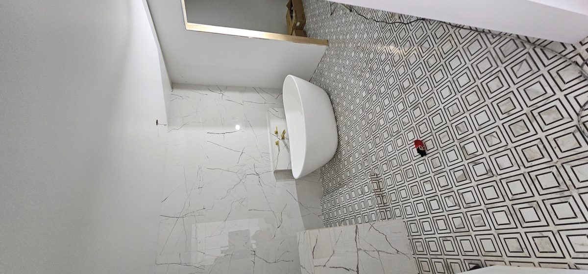 Coto de Caza repipe service photo showing plumbing access, fittings, and finish planning
